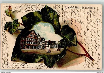 9200 Gossau SG Prägedruck Lithographie - 13622953