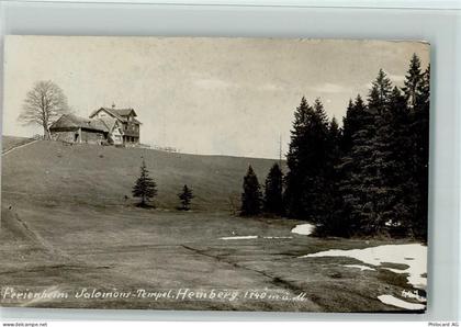 9633 Hemberg 1916 Foto AK Ferienheim Salomon Tempel AK - 13086670