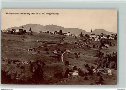 9633 Hemberg 1925 - Höhenkurort Hemberg Toggenburg - 10199431