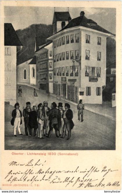 Lichtensteig - Obertor 1830