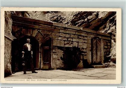 7312 Pfäfers 1926 - Taminaschlucht bei Bad Pfäfers Quelleneingang - 10195488