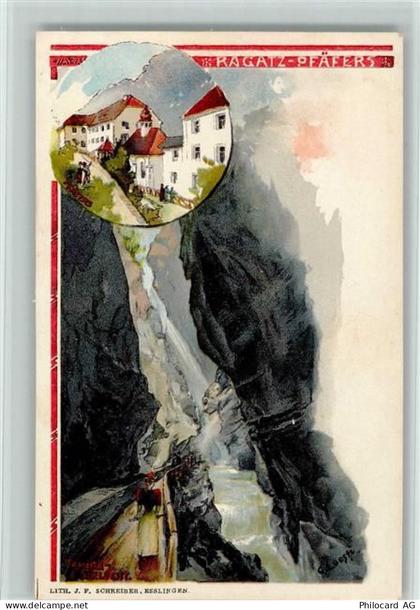 7312 Pfäfers Lithographie - 13221074