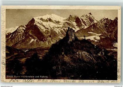7312 Pfäfers - Ruine Wartenstein Falknis - 10591391