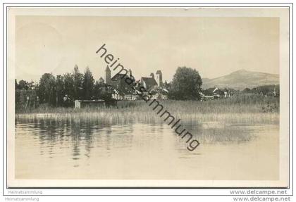 Rapperswil - Foto-AK - Karte geschrieben vom Schweizer Bildhauer Josef Nauer