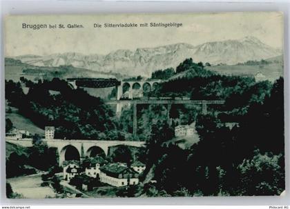 9000 St. Gallen S. Gallo Gebrauchsspuren Bruggen, Sitterviadukte mit Sän... - 50737023
