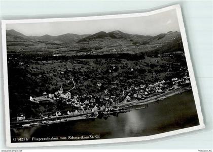 8716 Schmerikon Gebrauchsspuren Fliegeraufnahme Foto-AK durch Klebereste... - 13146015