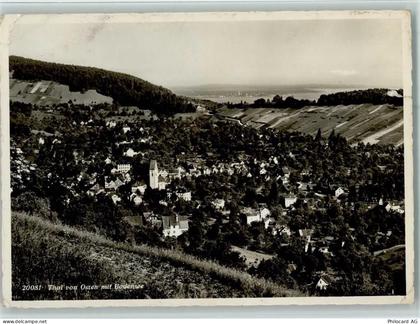 9425 Thal 1938 Foto AK Thal von Osten mit Bodensee, Eckknicke AK - 13056598