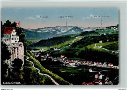 9425 Thal - Steinerner Tisch mit Rheineck Vorarlberge Walzenhausen - 13114157