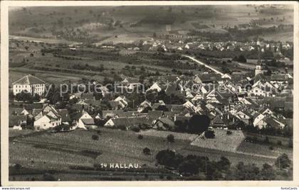 Hallau Blick ueber Hallau
