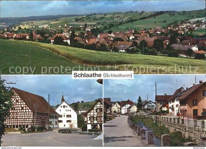 Schleitheim Teilansichten Strassenpartie Fachwerkhaus