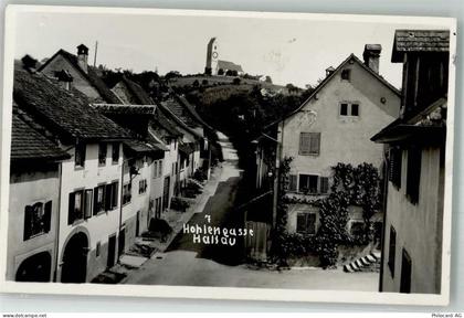 8215 Hallau Foto AK Kirche Hohlengasse Feldpost Infanterieschulen 5. Div... - 13572836