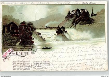 8212 Neuhausen am Rheinfall Lithographie Rheinfall - 52162816