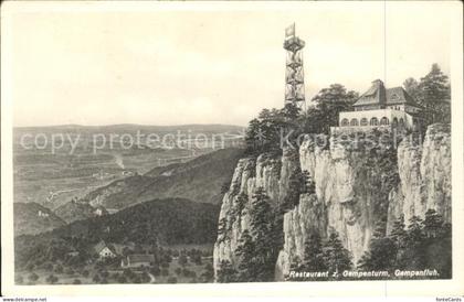 Gempen Restaurant zum Gempenturm Gempenfluh Aussichtsturm