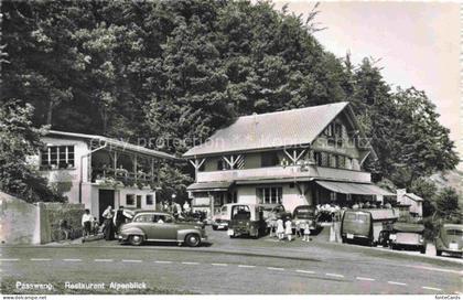 Passwang Balsthal SO Restaurant-Alpenblick Fam-Jeker Passstrasse Automobile Berg