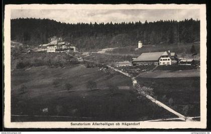 AK Hägendorf, Blick auf das Sanatorium Allerheiligen