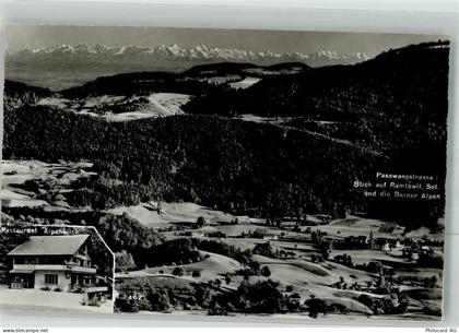 4719 Ramiswil 1955 Foto AK Gasthaus Alpenblick Passwangstrasse - 38024588