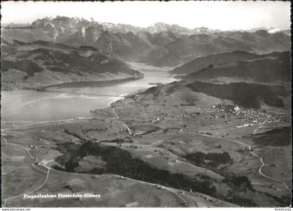 Einsiedeln SZ Einsiedeln Fliegeraufnahme Sihlsee