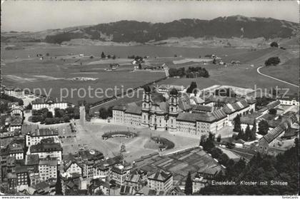 Einsiedeln SZ Kloster mit Sihlsee