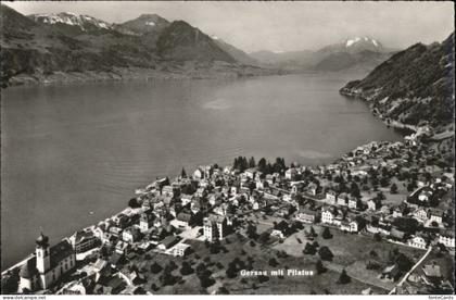 Gersau Vierwaldstaettersee Gersau Fliegeraufnahme