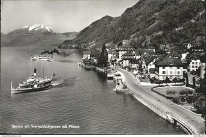 Gersau Vierwaldstaettersee Gersau Schiff Pilatus