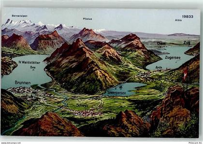 6415 Arth - Vogelschau Rigi - 10602416