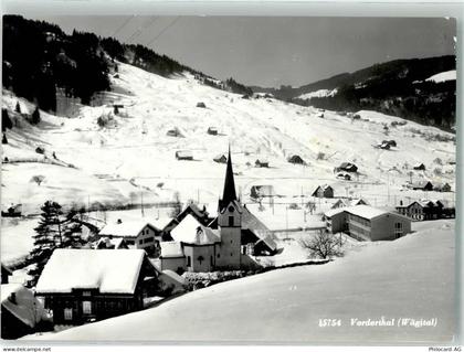 8857 Vorderthal Wägital - Winter Kirche - 39697908