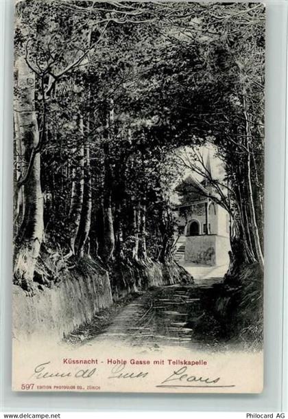6403 Küssnacht am Rigi - Hohle Gasse mit Tellskapelle - 11061093