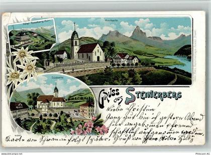 6416 Steinerberg 1902 BOAKC Lithographie Hotel Rossberg Kulm - 13702346