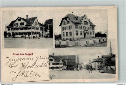9325 Roggwil TG 1910 Foto AK Gasthaus zum Ochsen Gruss aus - 13673452