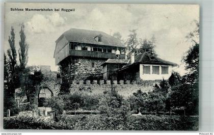 9325 Roggwil TG 1910 Gebrauchsspuren Schloss Mammertshofen Bahnpost Zug ... - 10750980