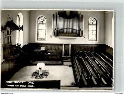 9325 Roggwil TG Foto AK Kirchenorgel Ev. Kirche - 38071874