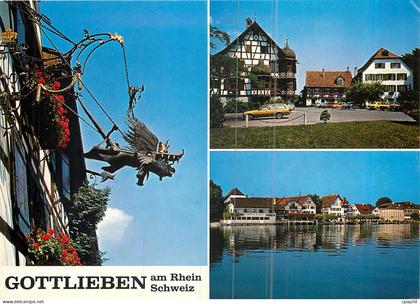 CPM Gottlieben am Rhein Schweiz TG Hotel Drachenburg Waaghaus