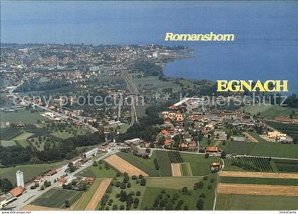 Egnach Bodensee mit Romanshorn Fliegeraufnahme
