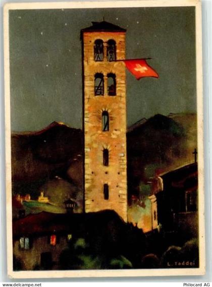 9213 Hauptwil - sign. Taddei Bundesfeierkarte 1938 - 39492456