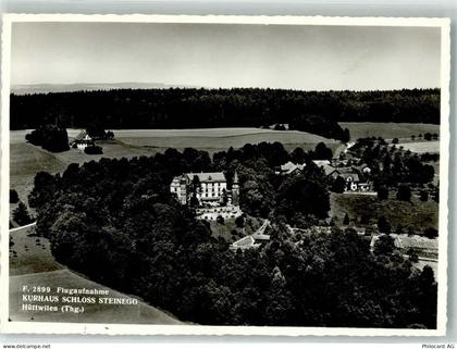 8536 Hüttwilen Foto AK Fliegeraufnahme Schloss Steinegg Kurhaus - 38068116