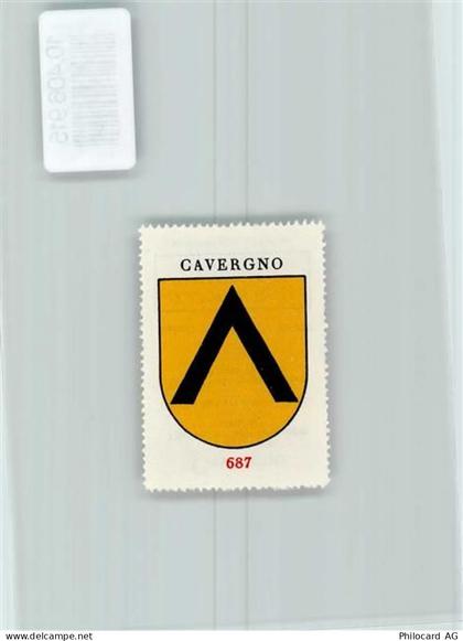 6690 Cavergno Robiei Val Bavona - Vignette Wappen Kaffee Hag 1920-1940... - 10406915