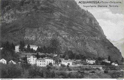 Acquarossa Blenio TI Panorama Stazione Termale