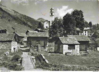 Bosco-Gurin TI das Walserdorf im Tessin Teilansicht