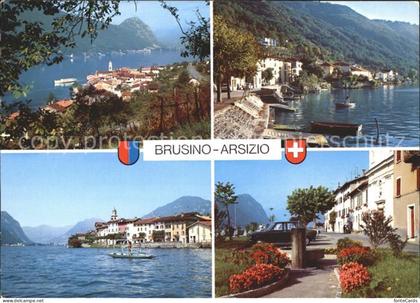 Brusino Arsizio Lago di Lugano Teilansichten