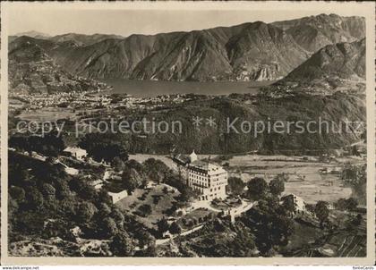 Cademario Fliegeraufnahme Kurhaus Cademario