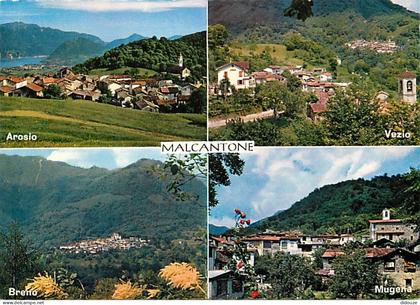 Carte Postale - Suisse - TI Tessin - Malcantone - Multivues - Aroslo-Vezlo-Breno-Mugena - CPM - Carte Neuve - Voir Scans