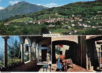Comano LUGANO TI Il Ticino pittoresco Teilansichten