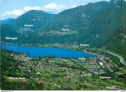 CPM Riva San Vitale Maroggia in fondo Melano Maroggia