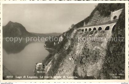 Gandria Lago di Lugano Lago di Lugano neue Strasse