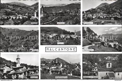 Malcantone Ticino Stadtansichten