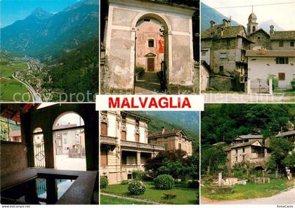 Malvaglia Teilansichten Alte Haeuser Alpen Fliegeraufnahme