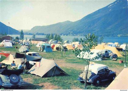 Melano Lugano TI Camping-Paradiso Zelte VW-Kaefer See Berge