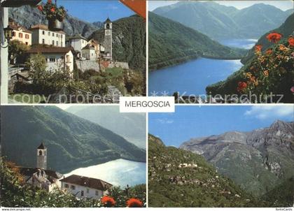 Mergoscia Dorfpartie Kirche Stausee