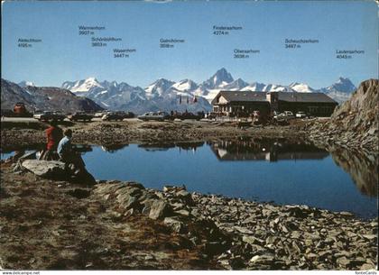 Nufenen Ulrichen Nufenenpasshoehe mit Restaurant