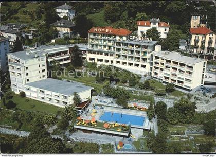 Orselina TI Fliegeraufnahme Hotel Orselina